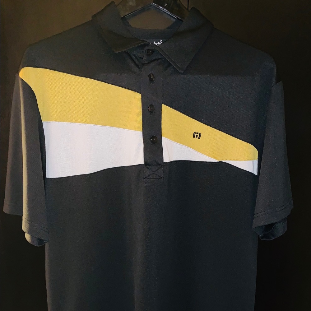 Travis Mathew men’s black golf shirt size L